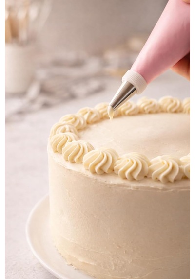 Busstier Çok Parçalı Krema Sıkma Torbası Seti, Paslanmaz Çelik Uçlu, Pasta Ve Kek Süsleme Kit 8 Parça Çok Ren Genel