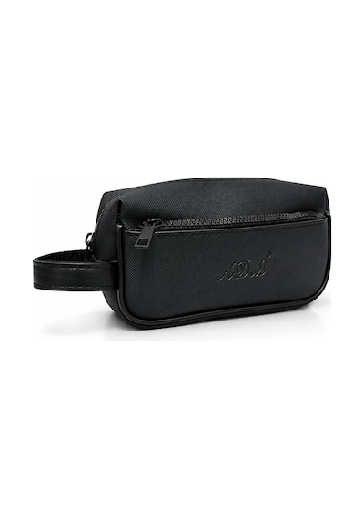 Vıatox Ar-01 Erkek Siyah Suya Dayanıklı Suni Vegan Deri Traşlık Bakım Seyahat El Çantası Portföy/clutch Siyah Siyah
