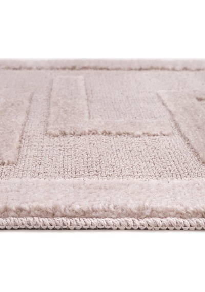Doğal Kaymaz Taban Banyo Paspas Uzun Ömürlü Yumuşak Dokulu Su Emici Yıkanabilir Smile 60x100 Vizon