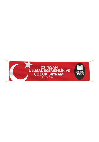 23 Nisan Pankartı -6 Tek Ebat