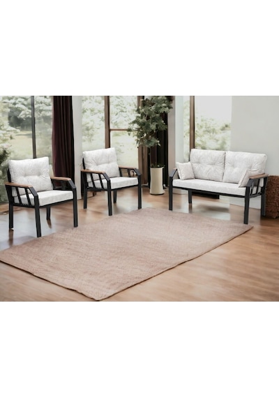Tu Tienda Nergiz 2 1 1 Bahçe Balkon Mobilyası,krem Bej