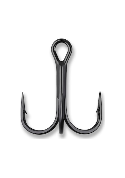 Mustad Elite Round Bend Treble Tr78np-bn Olta İğnesi Metalik Siyah - No:2