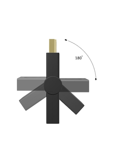 180 Derece Dönebilen HDMI To HDMİ Adaptör Çevirici Dönüştürücü