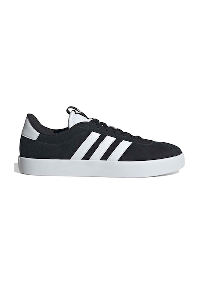 Adidas Vl Court 3.0 Suede Id6278 Unisex Spor Ayakkabı SİYAH-BEYAZ