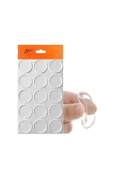 15 Adet Şeffaf 22 Mm Yapışkanlı Cam Tutucu -