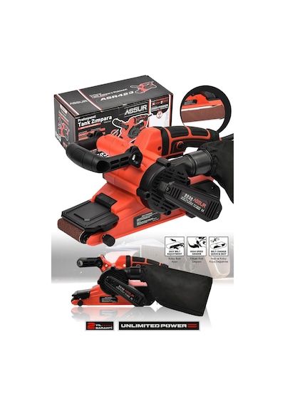 Assur 900W Elektrikli Vakumlu Tank Zımpara Makinesi - 2689
