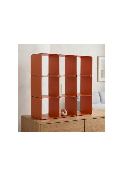 Node 9'lu Modüler Metal Açık Raf Ünitesi Çok Amaçlı Küp Kitaplık 50x50 Cm Turuncu - 944249484 Turuncu Node 9'lu Modüler Metal Açık Raf Ünitesi Çok Amaçlı Küp Kitaplık 50x50 Cm Turuncu - 944249484 Turuncu
