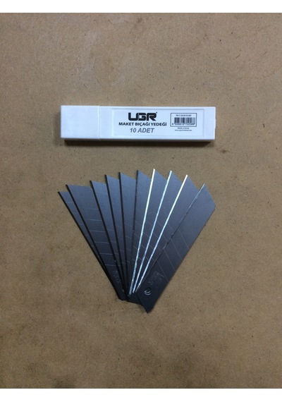 Uğr Yüksek Maket Bıçağı Falçata Yedeği 18 MM 1 Pk