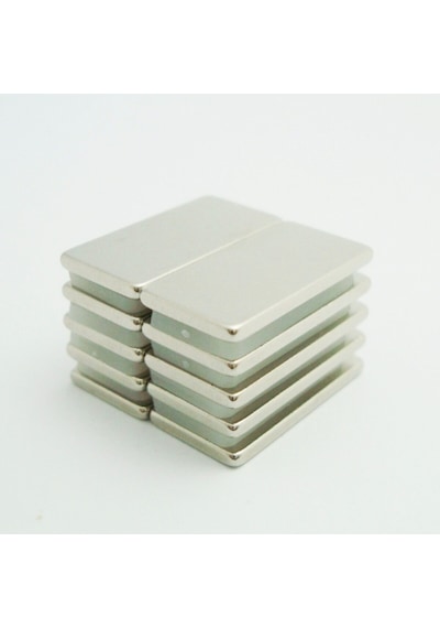 40 Adet 20x10x1,5mm Dikdörtgen Neodyum Mıknatıs