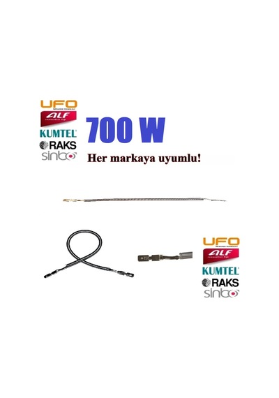 700w Quartz Soba Rezistansı Tüm Markalara Uyumlu Soba Teli