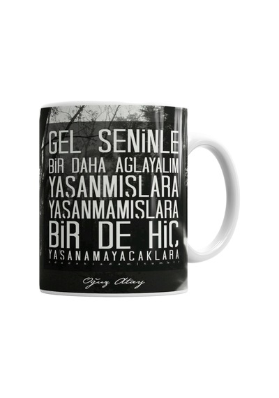 Oğuz Atay Söz Kupa Bardak Porselen No34668 Karışık