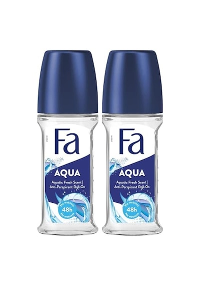 Aqua Roll-on 50 Ml Okyanus Kokulu Kadın Roll-on 2li Paket