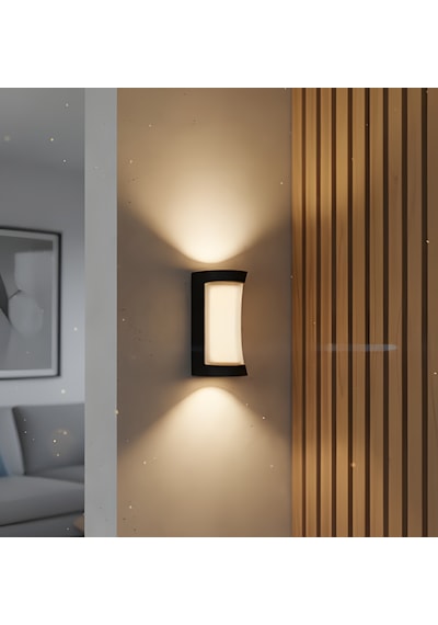 Kendal Kda738 Dekoratif Led Aplik 10w 1200 Lümen Güçlü 10w - Gün Işığı Siyah