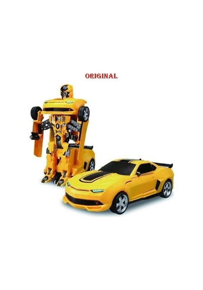 Bumblebee Oyuncak Transformers Robota Dönüşen Pilli Işıklı Sesli