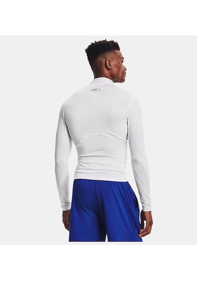 Under Armour Ua Heatgear Armour Compression Mock Erkek Uzun Kollu T-shirt 1369606-100 Beyaz
