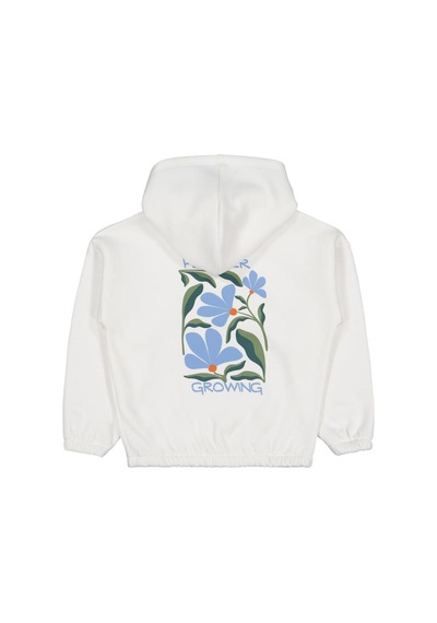 Civil Girls Flower Baskılı 10-13 Yaş Sweatshirt Ekru