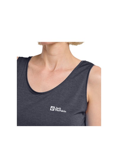 Jack Wolfskın Jack Wolfskin Crosstrail Tank Kadın Mavi Tişört 1388 Lacivert