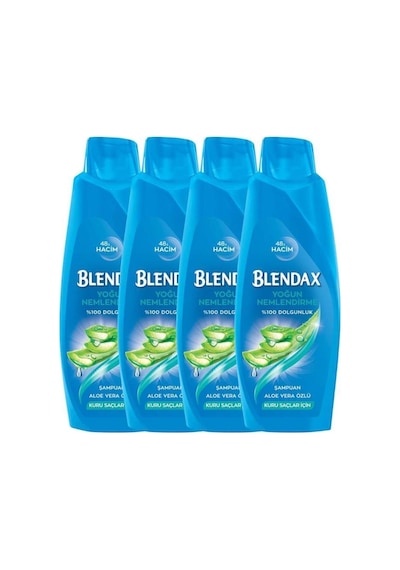 Blendax Yoğun Nemlendirme Aloe Vera Özlü Şampuan 4 x 500 ML