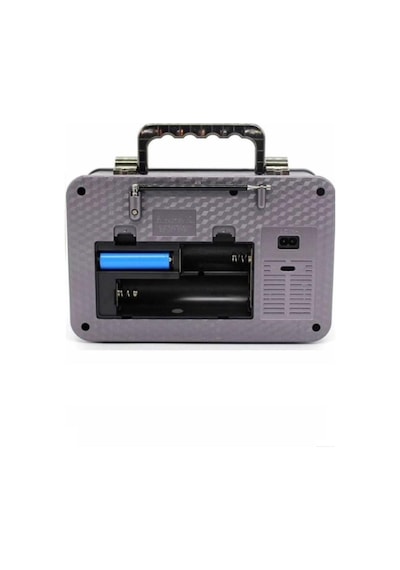 Kemai Retro Nostaljik Radyo Bluetooth Vintage Gri