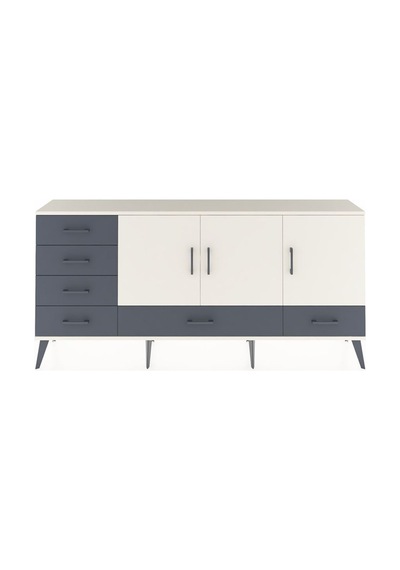 Arges Konsol 4 Raflı 6 Çekmeceli 3 Kapaklı 176x30x83 Aytaşı-aytaşı/antrasit Aytaşı/antrasit Arges Konsol 4 Raflı 6 Çekmeceli 3 Kapaklı 176x30x83 Aytaşı-aytaşı/antrasit Aytaşı/antrasit