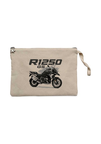 Bmw R1250 Gs Krem Clutch Astarlı Cüzdan / El Çantası