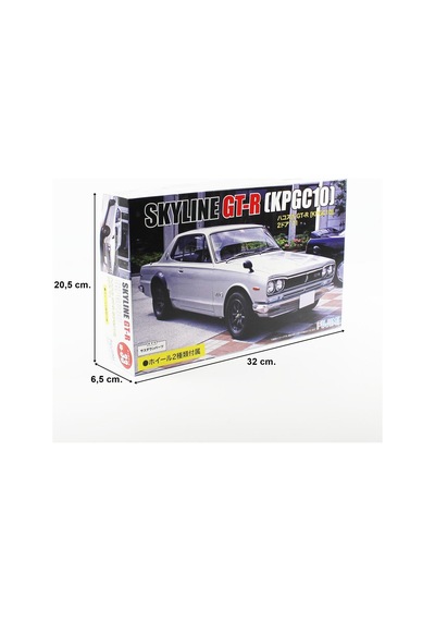 Fujimi Id-33 03934 1/24 Ölçek, Nissan Kpgc10 Skyline Gt-r 2 Door 1971, Otomobil Plastik Model Kiti