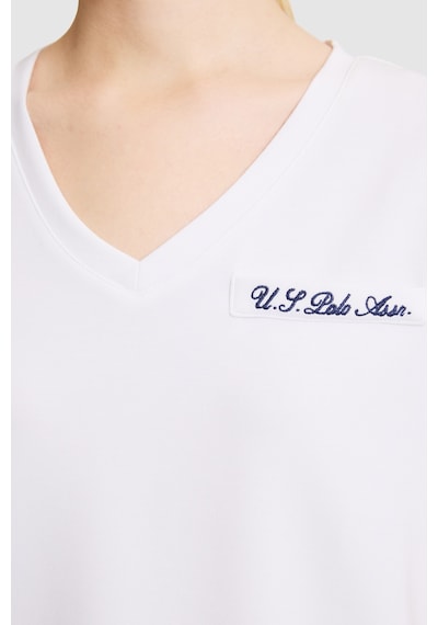 U.S. Polo Assn. U.s. Polo Assn. Kadın Beyaz Tişört 50323493-vr013