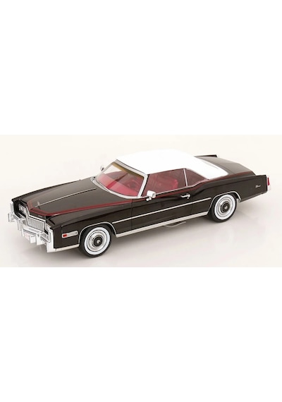1:18 Ölçek Mcg 1976 Cadillac Eldorado Convertible Diecast Metal Minyatür Model Araba 25cm