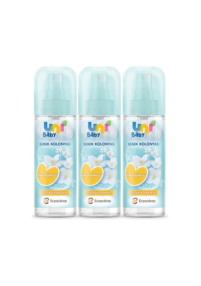 Uni Baby Kolonya Çiçeksi Kokular 150 Ml X 3 Adet