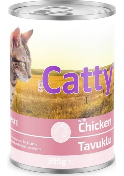 Catty Pate Tavuklu Yavru Kedi Konservesi 395 Gr