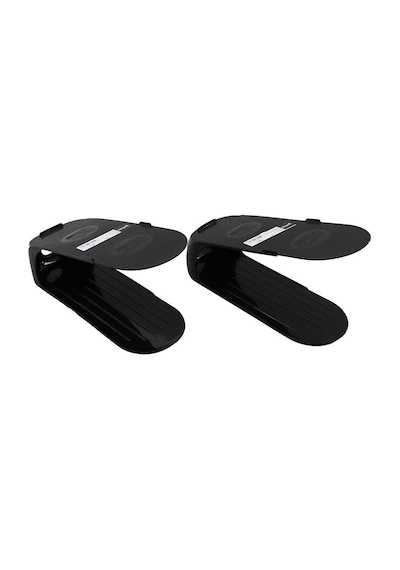 Dayanıklı Plastik Tekli Ayakkabı Rampası Siyah 10.5x26.3 Cm