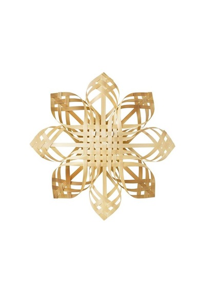Ikea Stråla Abajur Başlığı, Bambu, 35 Cm Bambu / Kumbeji