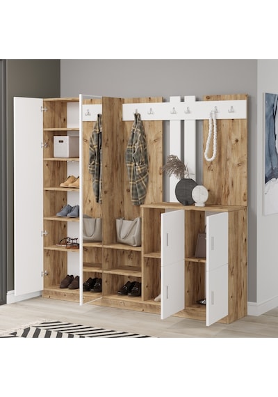 Robinhome Robin Home Lora Vestiyer Portmanto Ayakkabılık Atlantik Çam - Bey