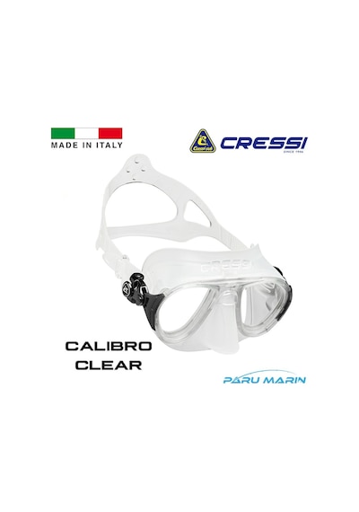 Parumarin Cressi Calibro Hd Clear Dalış Ve Yüzme Maskesi