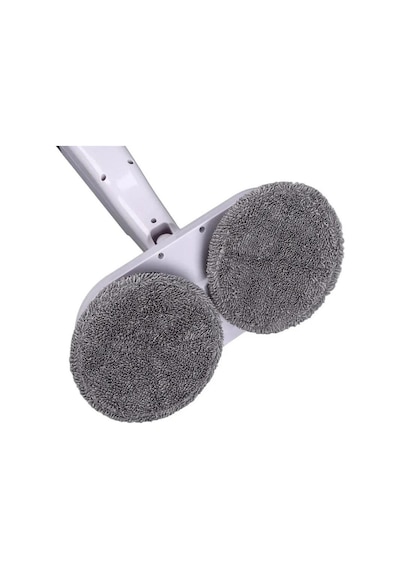 Valkyrie Şarjlı Su Püskürtmeli Elektrikli Mop Çift Döner Başlık, Mikrofiber Ped, 2000 Mah, Tüm Zeminlerde Etkili Beyaz
