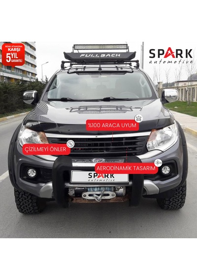 Fiat Fullback 2016- Yılı Ve Sonrası Uyumlu Kaput Rüzgarlığı 4mm