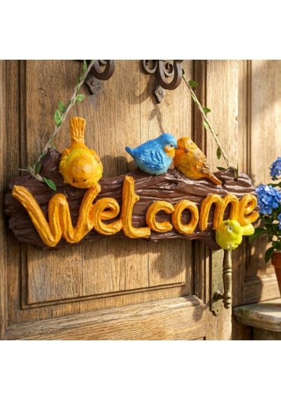 Welcome Kapı Süsü -o-265 11x30 Cm