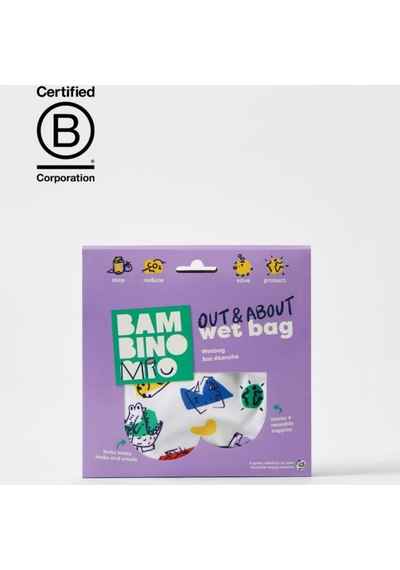 Bambino Mio Su Geçirmez Bebek Bezi Taşıma Çantası Wet Bag Bold Çok Renkli