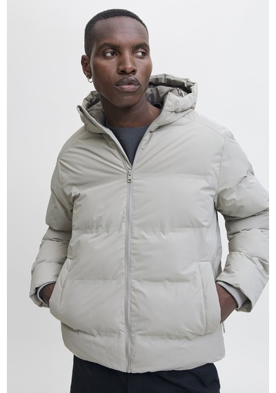 Jack & Jones Erkek Jjesoho Kapüşonlu Puffer Mont Siyah, Yüksek Kalite, Fermuarlı, Uzun Kollu, Kışl Gri Jack & Jones Erkek Jjesoho Kapüşonlu Puffer Mont Siyah, Yüksek Kalite, Fermuarlı, Uzun Kollu, Kışl Gri