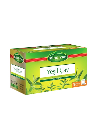 Mindivan Yeşil Süzen Poşet Çay 20'li