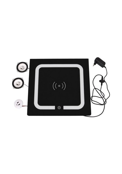 Powermaster Kh-bc01 Mobilya Komodin Kablosuz + Kablolu Şarj Ünitesi Bt Speaker Dokunmatik Led Aydınlatma Siyah Powermaster Kh-bc01 Mobilya Komodin Kablosuz + Kablolu Şarj Ünitesi Bt Speaker Dokunmatik Led Aydınlatma Siyah