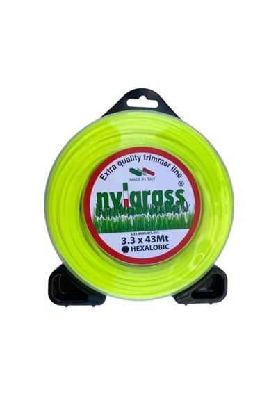 Misina 3.3mm 43 Mt 6 Köşe Sarı