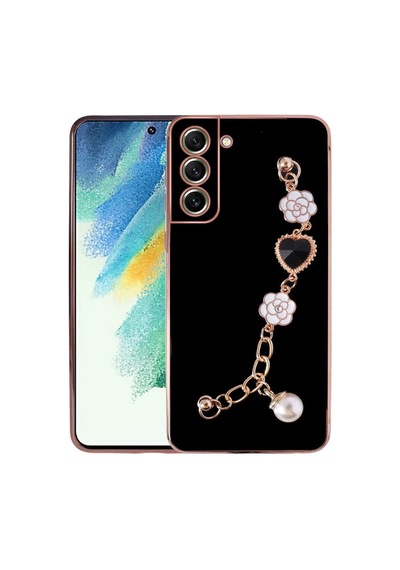 Zore Galaxy S21 Fe Uyumlu El Tutamaçlı Kamera Korumalı Ogaa Taka Silikon Kılıf-siyah