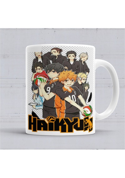 Haikyuu Karasuno Hinata Anime Kupa Bardak Porselen Karışık