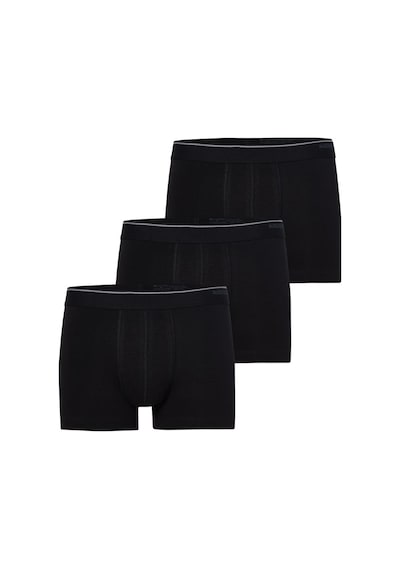 Blackspade Erkek Siyah Boxer Pamuklu 3'Lü Paket 9670