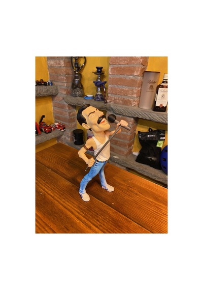 Freddie Mercury Figür 20cm-3d Baskı-kolleksiyonluk Biblo