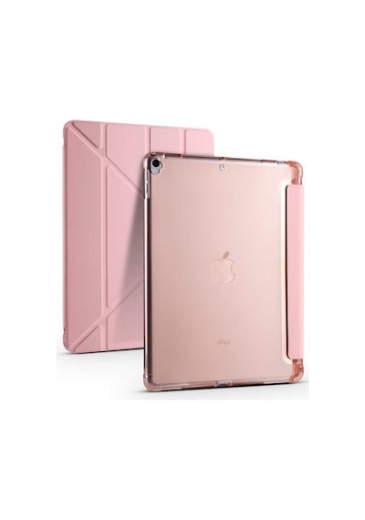 Apple Uyumlu iPad 10.2 2021 (9.Nesil) Kılıf Zore Tri Folding Smart