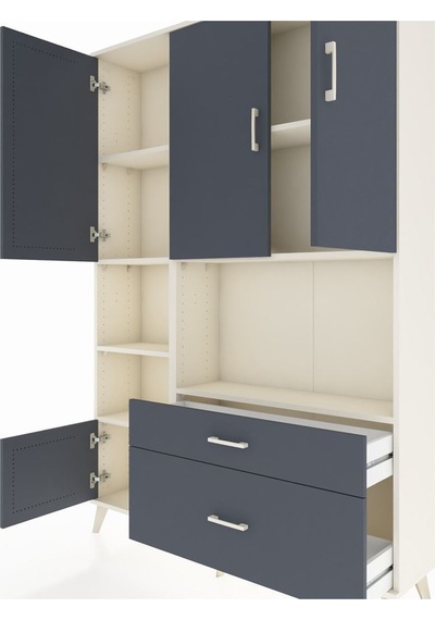 Arges Dolap 7 Raflı 2 Çekmeceli 5 Kapaklı 132x30x195 Aytaşı-antrasit/antrasit Antrasıt/antrasıt Arges Dolap 7 Raflı 2 Çekmeceli 5 Kapaklı 132x30x195 Aytaşı-antrasit/antrasit Antrasıt/antrasıt