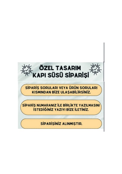Dijital Baskı Açık Ahşap, Kurdele Desenli, Kişiye Özel Kapı Süsü, Duvar Süsü