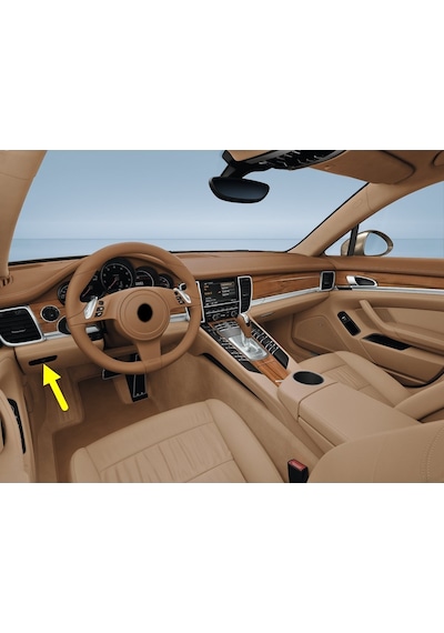 Porsche Panamera 2010-2016 El Freni Düğmesi Luxor Bej 97061325102
